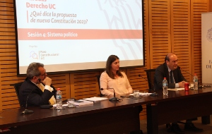 Profesores Patricio Zapata y Germán Concha reflexionaron sobre nuestro sistema político y el proyecto de nueva Constitución